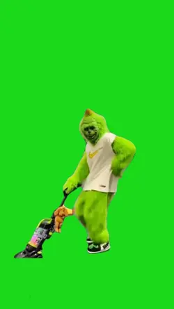 Grinch cleaning 