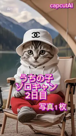 aiビデオ変身／ソロキャン2日目