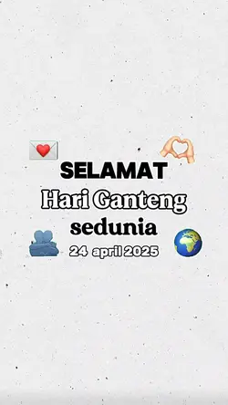 Hari ganteng sedunia