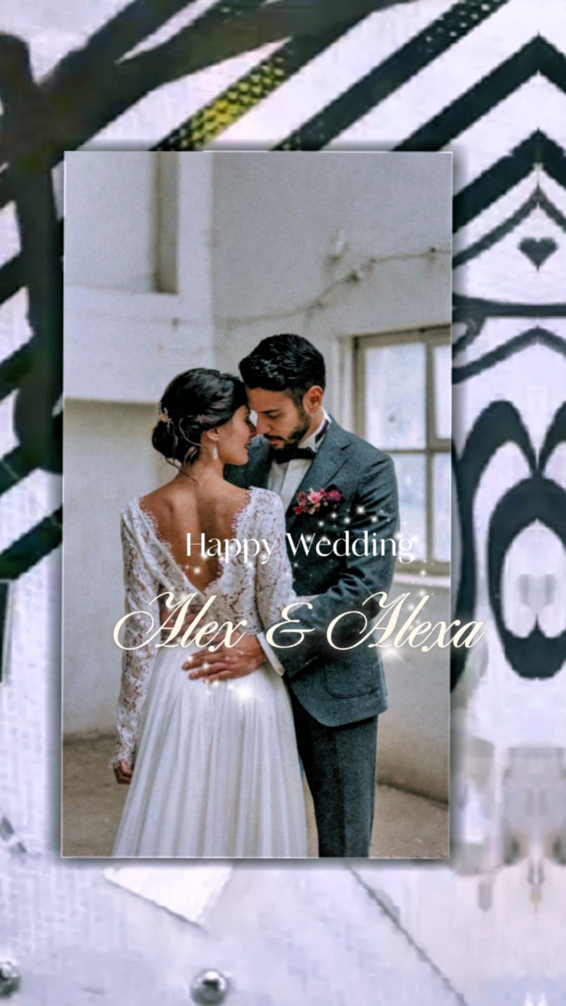 Frohe Hochzeit 