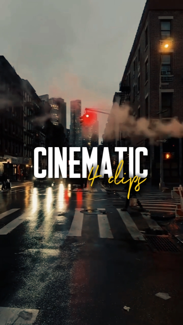 4 clipes cinematográficos