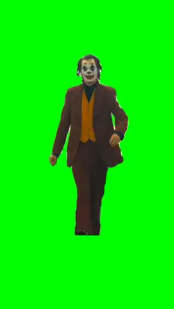 The Joker walking