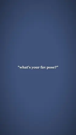 what's your fav pose