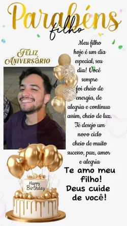 Parabéns Meu Filho