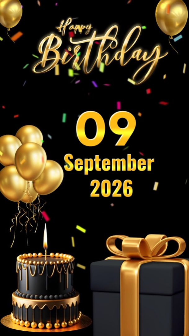 selamat ulang tahun 9 September 2026