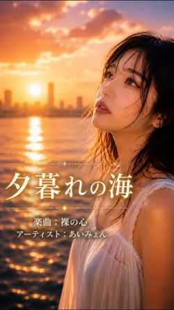 夕暮れの海