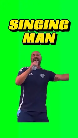 Singing man 