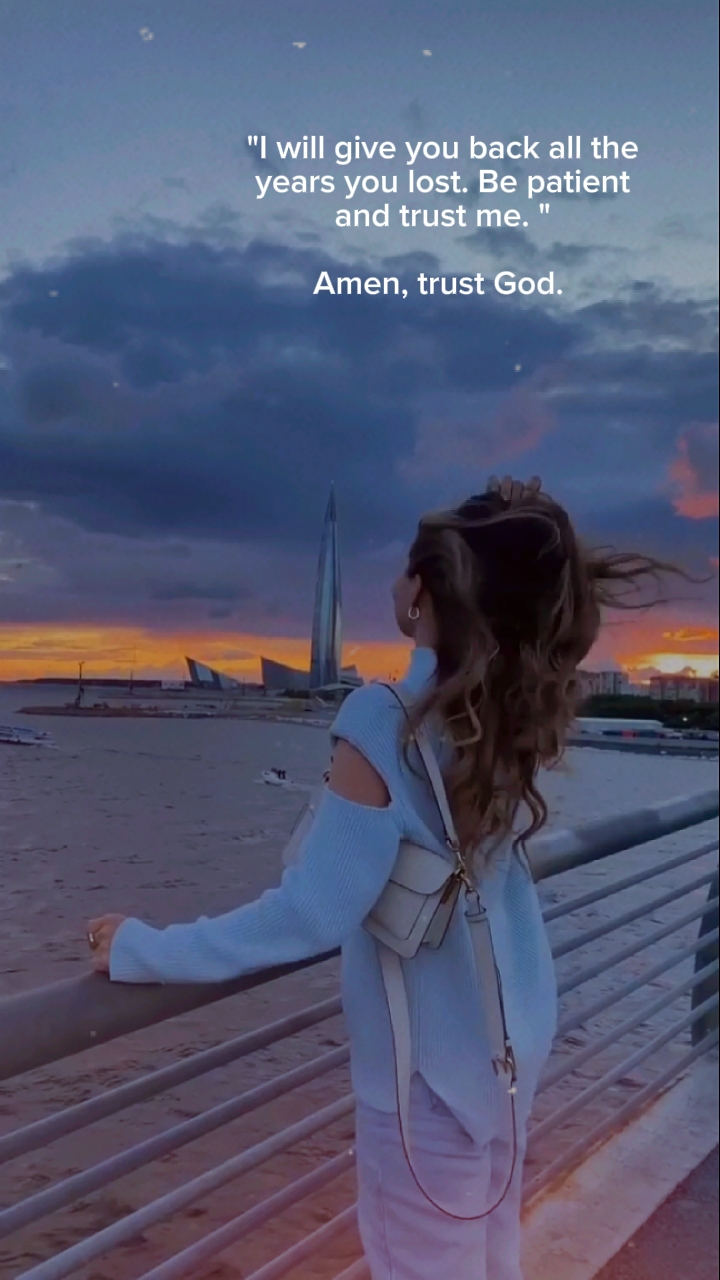 Amen, fais confiance à Dieu. 