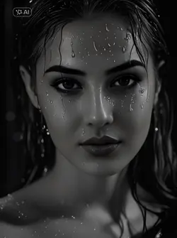 Water drop face