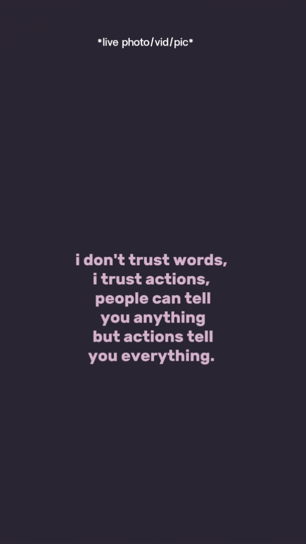 Je ne fais pas confiance aux mots
