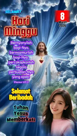 Selamat hari Minggu 