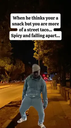 he thinks ur a snack