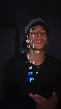 The taste of my lips