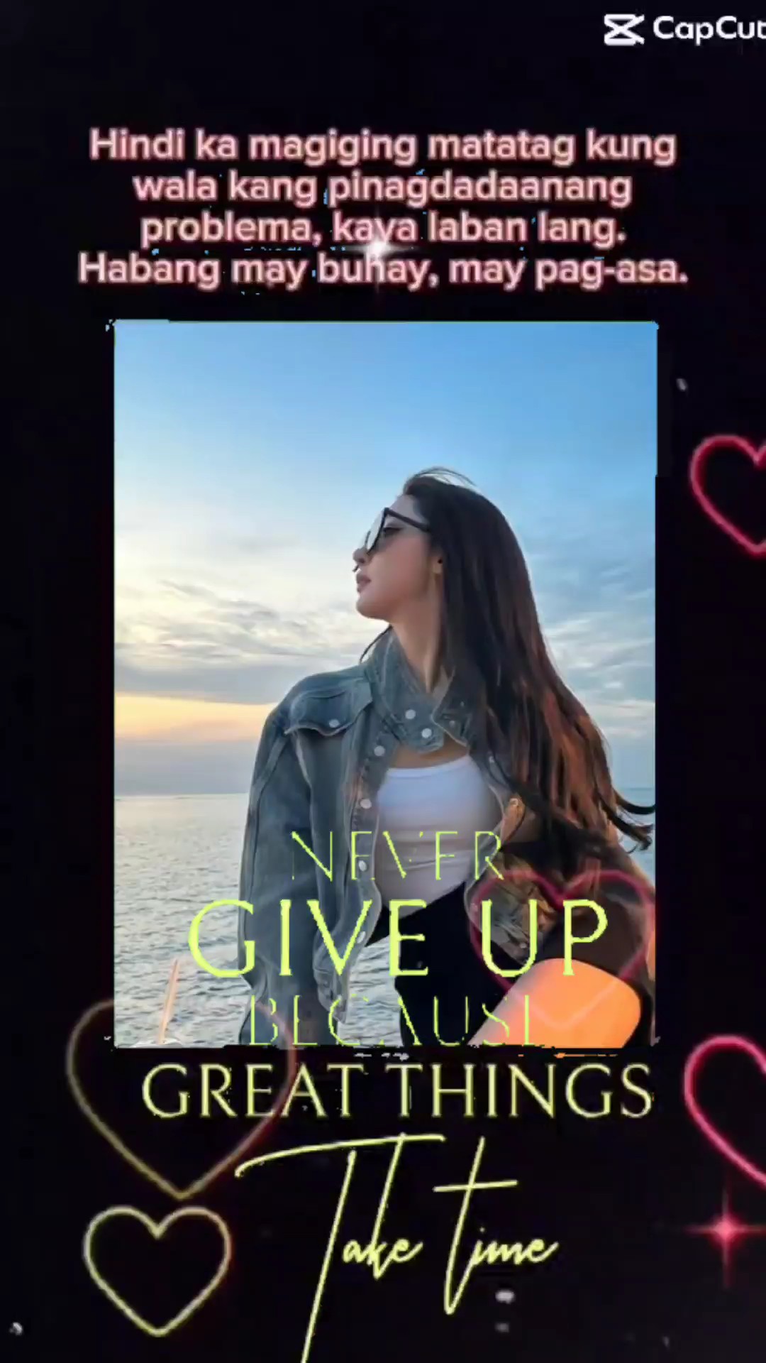 never give up