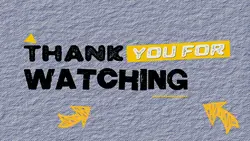 THANK YOU FOR WATCH