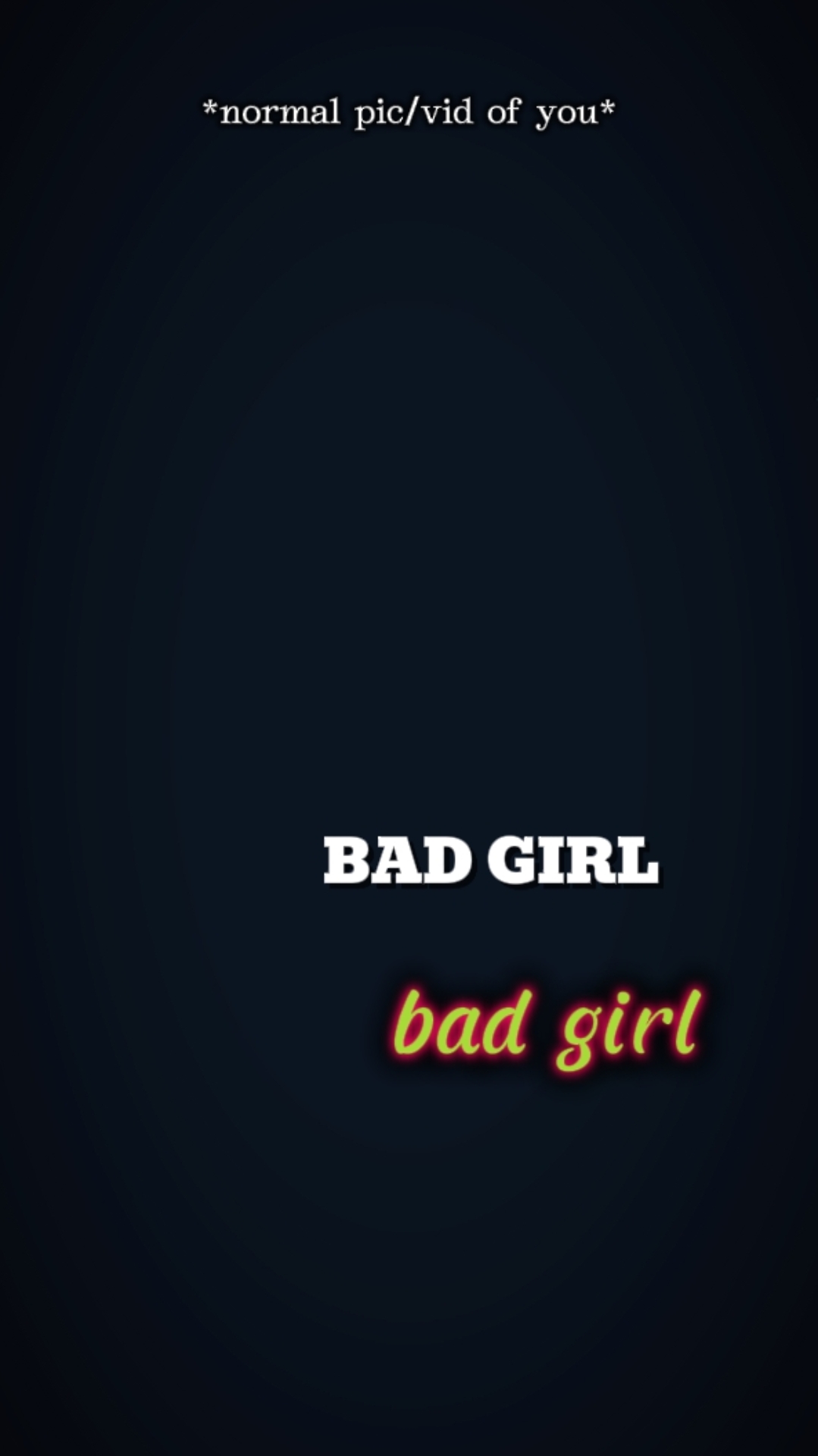 BAD GIRL