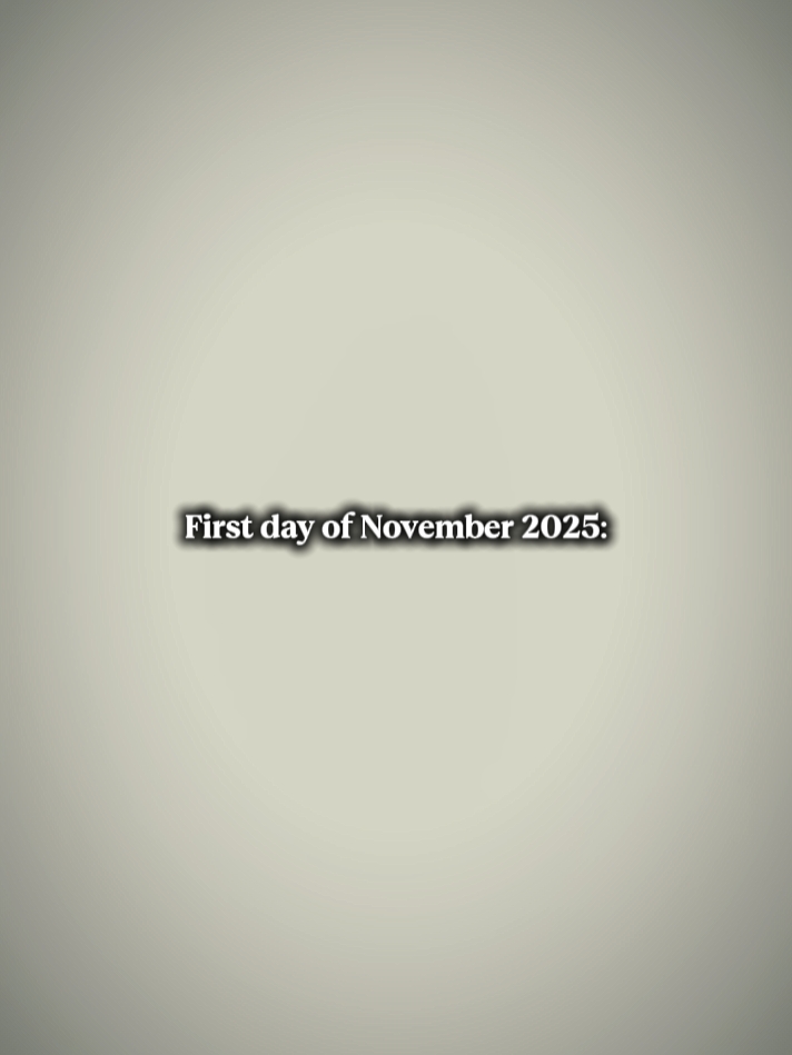 Primeiro dia de novembro