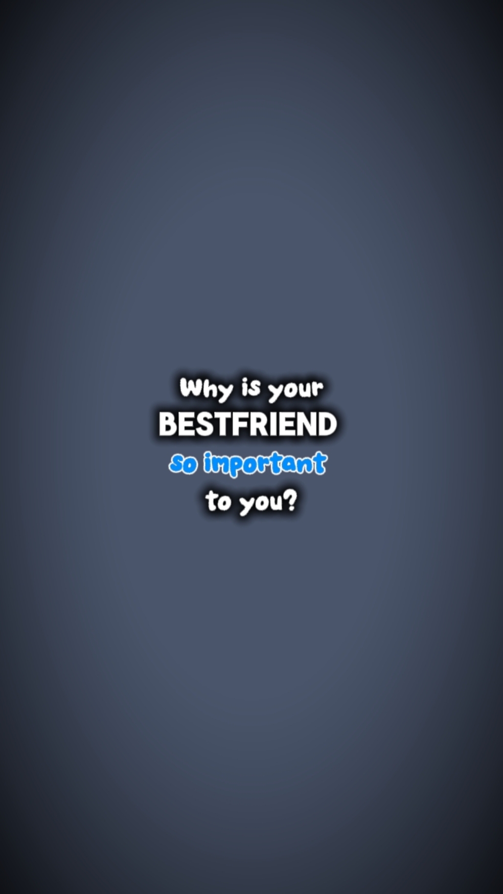 bff is important 