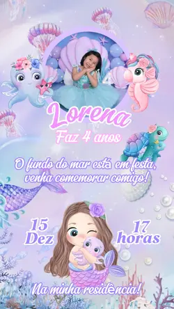 CONVITE DA SEREIA 