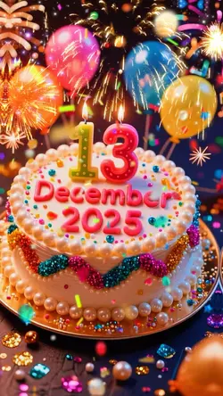 Birthday 13 dec 2025