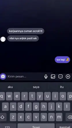 kerjaannya cuman 
