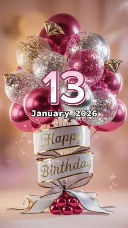 hbd 13  january