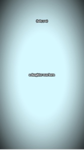 Eine Tochter wurde geboren