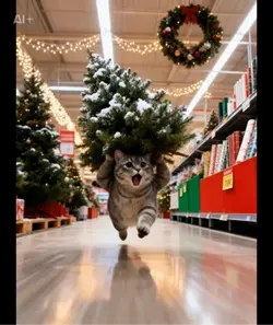 クリスマスツリー泥棒🎅