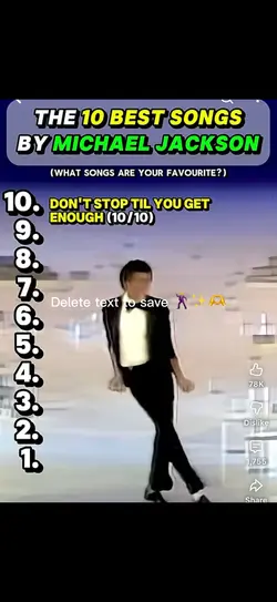 Top 10 best mj songs