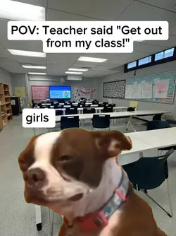 when teacher says
