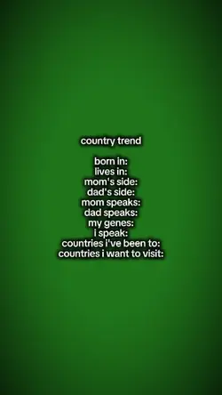 Country trend