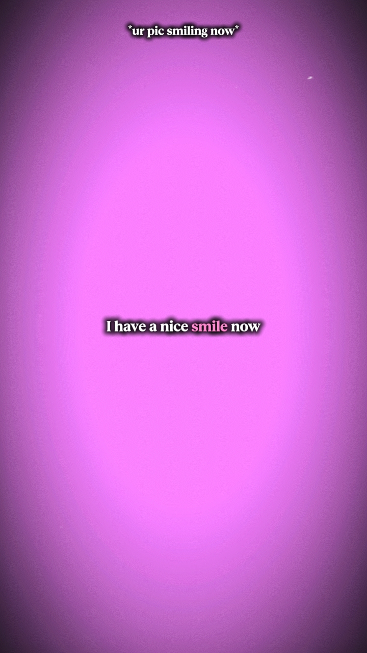 I have a nice smile