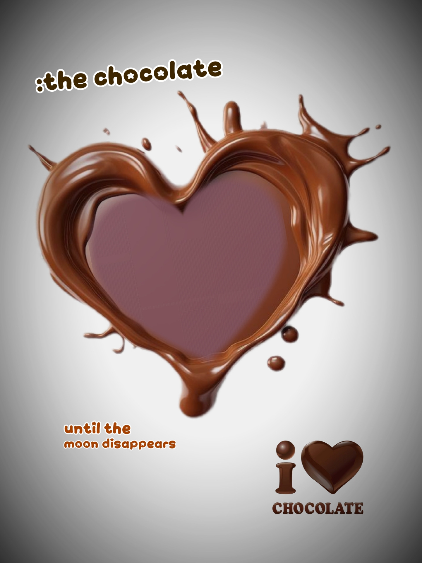 i love chocolate