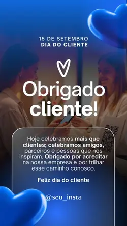Obrigado Cliente 