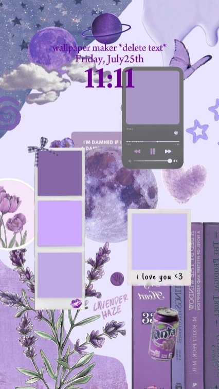 Papel de parede roxo