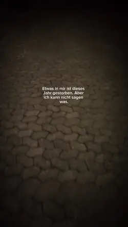 etwas gestorben 