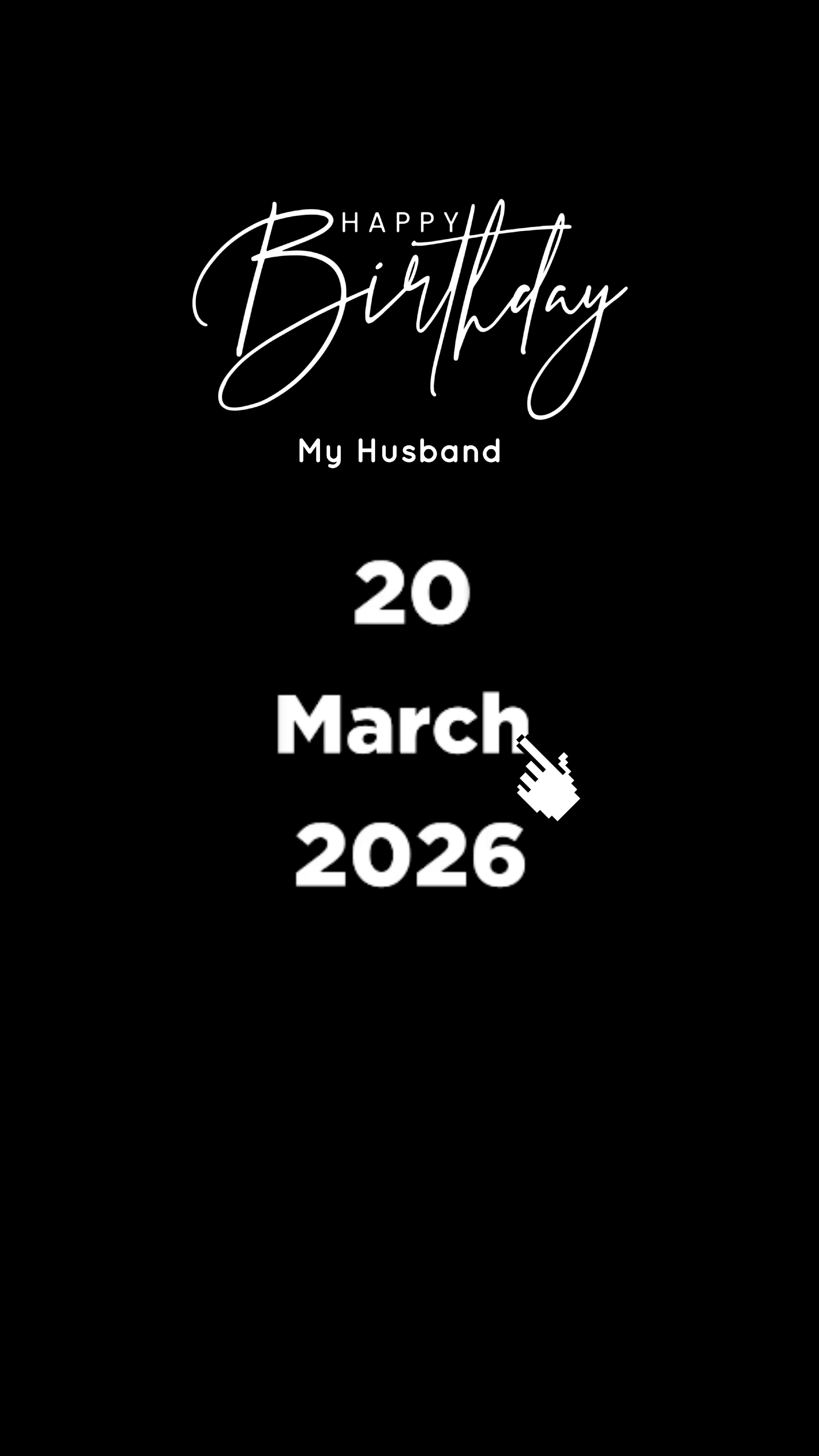 SELAMAT ULANG TAHUN SUAMI 20 MARET