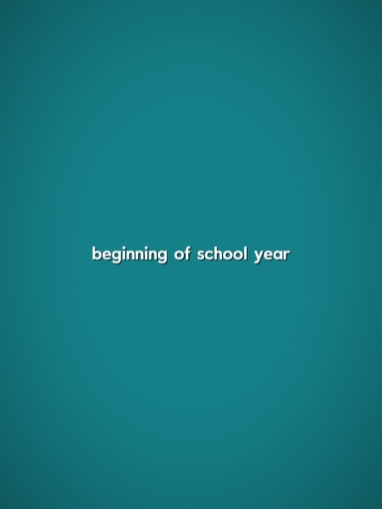 end of school year 