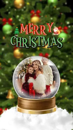 Christmas snowglobe