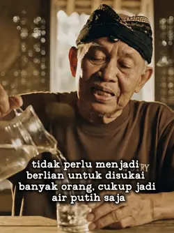 jadi air putih saja