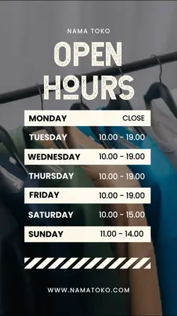 story : open hours