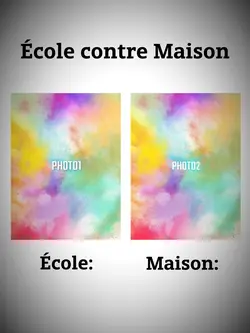 École contre Maison
