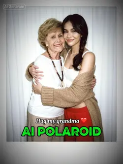Hug polaroid AI