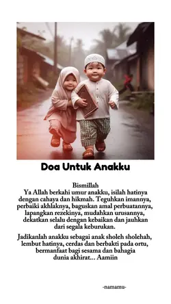 Doa untuk anak