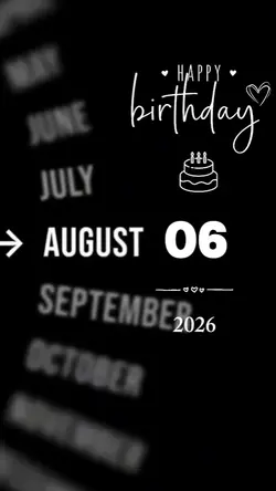 BDAY SON 06 AUGUST