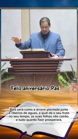 Aniversário pastor