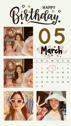BIRTHDAY 5 MARCH
