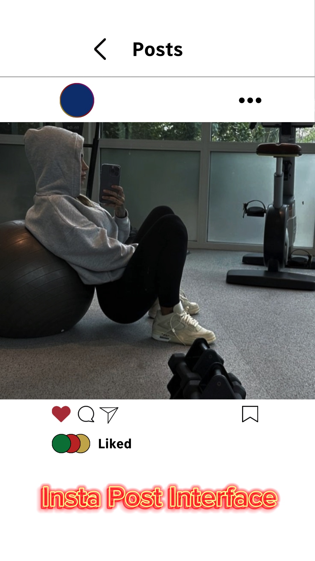 Gym Insta Post