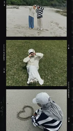 frame foto berjalan