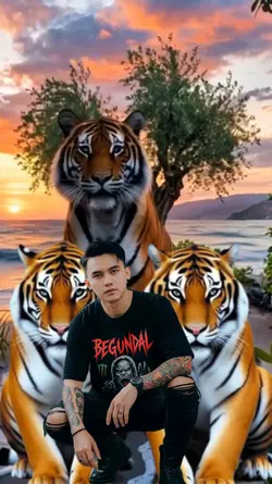 3 harimau pendamping